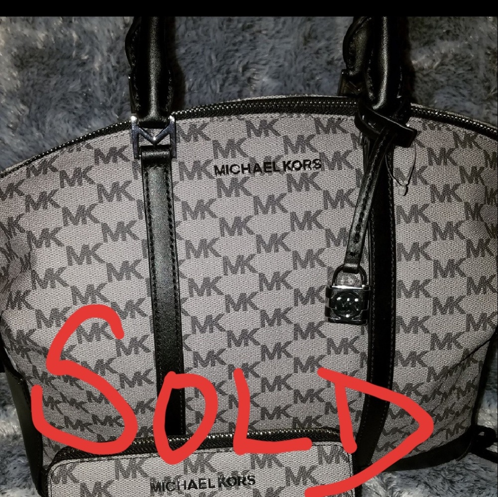 SOLD! Micheal Kors brand new satchel & wallet